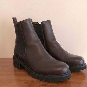 La CANADIENNE Connor Leather Chelsea - Brown, Sz 9
